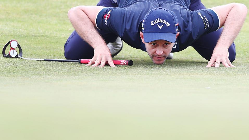 Golfer Stuart Manley